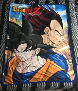 Dragon Ball Z: Goku & Vegeta Sublimation Throw Blanket,  46 " X 60 "
