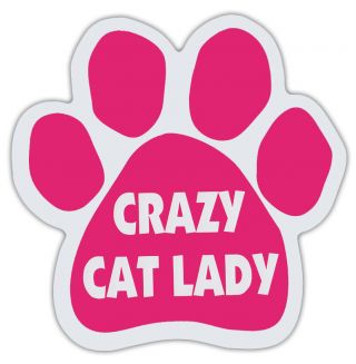 Pink Cat Paw Shaped Magnets: Crazy Cat Lady | Cats,  Gifts,  Cars,  Trucks