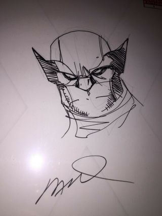 CGC sketch art Wolverine sketched by Humberto Ramos 2