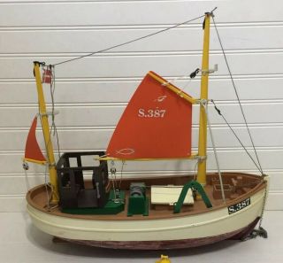 Vintage Playmobil Susanne Trawler Fishing Boat Hull 3551 S.  387 2