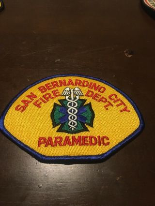 San Bernardino City Fire Department Paramedic Patch