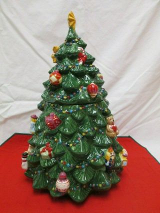 Traditions Holiday Celebrations By Christopher Radko Christmas Tree Cookie Jar