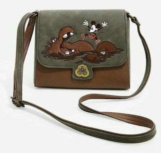 Limited Edition Loungefly Disney Mickey Mouse Safari Crossbody Bag - Exclusive