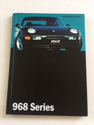 1993 Porsche 968 Prestige Hardcover Book Brochure Technical Data Equipment Specs