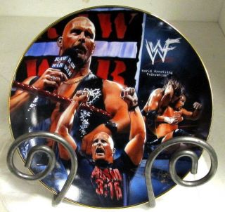 Stone Cold Steve Austin Superstar Of The Wwf Limited Edition Collector Plate