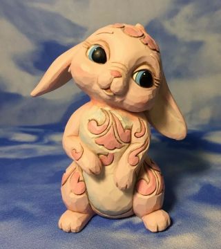 Htf Jim Shore Heartwood Creek " Funny Bunny " Rabbit Figurine 4051400 Rguc