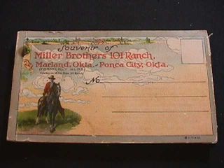 Miller Brothers 101 Ranch,  Ponca City,  Oklahoma 20 View Postcard Folder