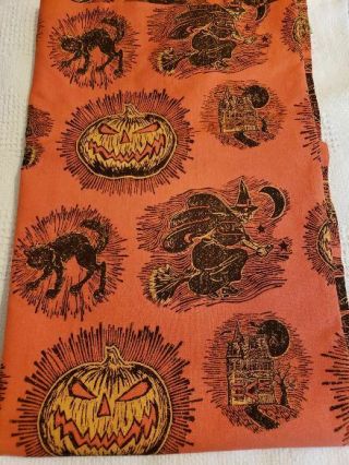 Vintage Halloween Tablecloth - Pottery Barn - Pre - Owned,  Rare,  70x108