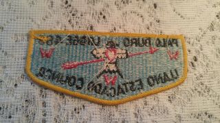 Vintage Boy Scout Patch WWW Order of the Arrow Palo Duro Lodge 486 Llano 2