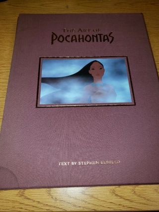 Walt Disney,  The Art Of Pocahontas Book,  Signed,  1st Ed.  Limited Edition 1 - 5000