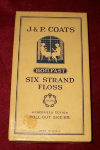 J & P Coats Boilfast Six Strand Floss Box Only