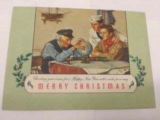 Boy Scout Christmas Card 1950 