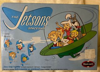 The Jetsons Spaceship Model Kit By Polar Lights - Factory -