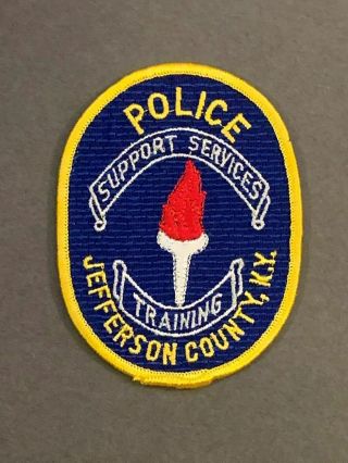 Old Jefferson County Police Louisville Kentucky Training Unit Patch