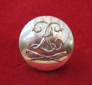 Pembroke College Boat Club Small Silvered Button