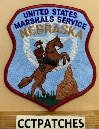 United States Marshal Service Nebraska (police) Shoulder Patch