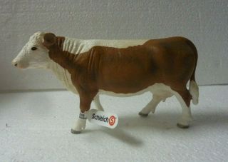 Nwt Schleich Brown Brown & White Dairy Milk Cows S - 8