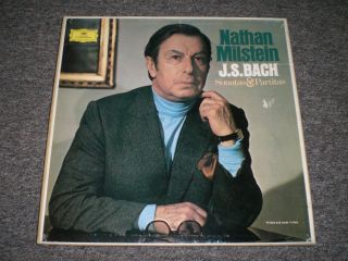 Nathan Milstein J.  S.  Bach: Sonatas & Partitas Italian Import 3 Lp With Inserts