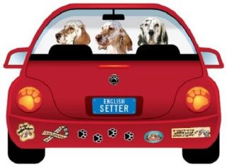 English Setter - Pupmobile Magnet