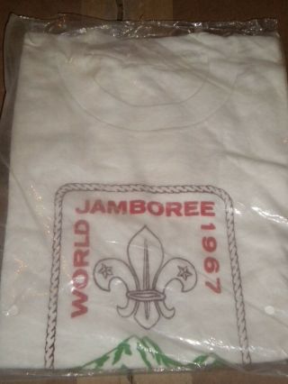 1967 Boy Scout World Jamboree T - Shirt In Plastic Men 