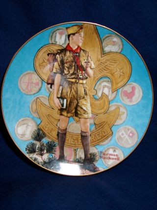 Vintage 1983 Norman Rockwell Boy Scouts Of America Tomorrow 