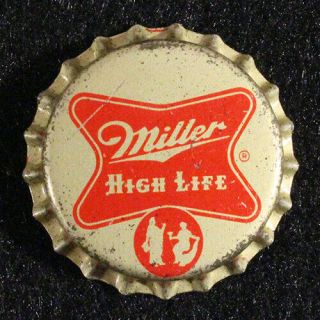 Miller High Life North Carolina Tax Cork Beer Bottle Cap Crown Milwaukee Wisc Nc