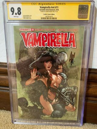 Vampirella 11 11 Cgc Signature Series Signed 9.  8 Adam Hughes Exclusive Comic
