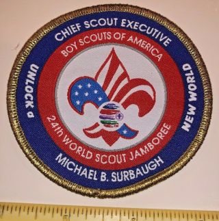 Michael Surbaugh Chief Scout Executive Badge 2019 24th World Boy Scout Jamboree