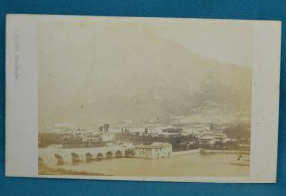 1860/70s Cdv Photo Carte De Visite Italy Lake Como Lecco C Degoix