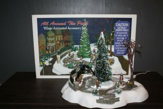 Department 56 All Around The Park Village Animated Accessory Set Christmas