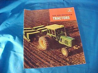 Orig 1968 John Deere 2520 - 3020 - 4020 Row Crop Tractors Advertising Booklet