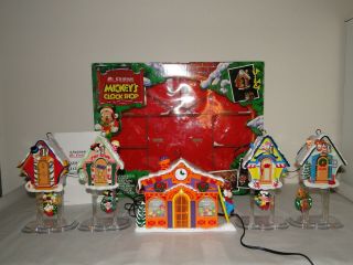 1993 Mr Christmas Mickeys Clock Shop Disney Test
