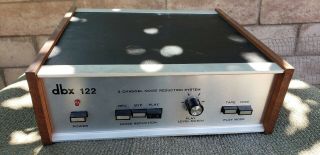 Vintage Dbx 122 Tape Audio 2 Channels Noise Reduction System Stereo Equipment