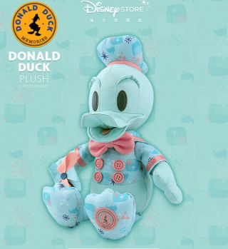 Authentic Donald Duck Memories March Plush Toy Shanghai Disney Store Limited