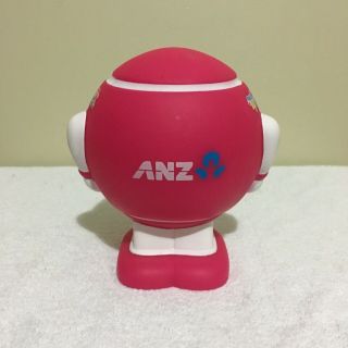 ANZ Hot Shots Tennis Ball Pink Plastic Money Box Piggy Bank 2