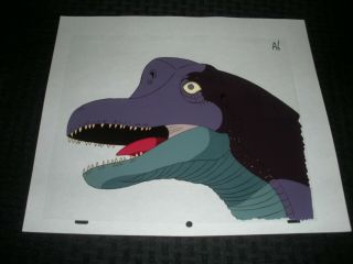 Cadillacs And Dinosaurs Cartoon Animation 10.  5x9 " Cel A6 Dinosaur