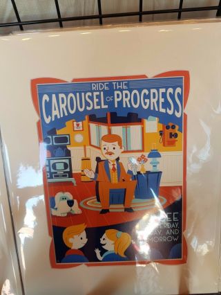 Disney Parks Carousel Of Progress Deluxe Print By Dave Perillo