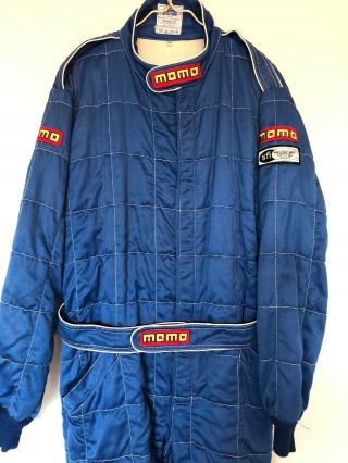 Vintage 1986 Momo Course Nomex Iii Racing Suit Sz 56 Shoes 8 Gloves Made Italy