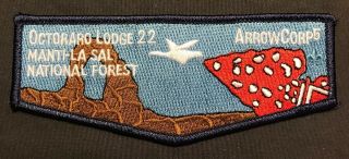 Oa Octoraro Lodge 22 Chester County Area Council Arrow Corps 5 Manti - La Sal Flap