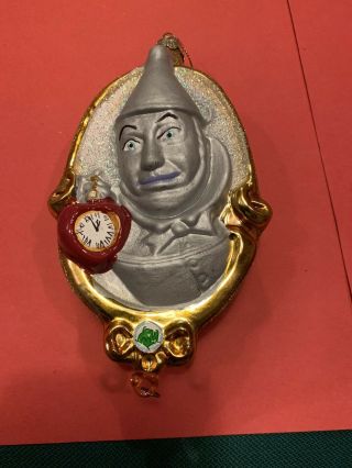 Kurt Adler Wizard Of Oz Tin Man Hand Crafted Glass Christmas Ornament
