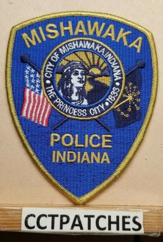 Mishawaka,  Indiana Police Shoulder Patch In