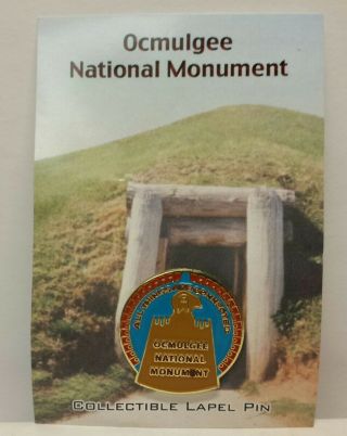 Ocmulgee National Monument National Park Service Nps Collectible Hat / Lapel Pin