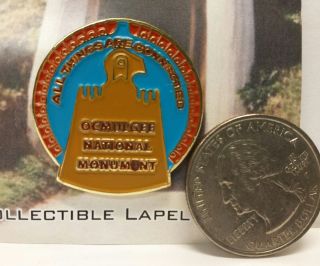 Ocmulgee National Monument National Park Service NPS Collectible Hat / Lapel Pin 2