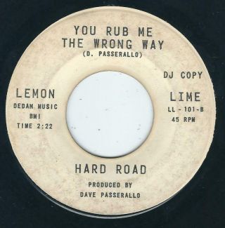 Oh Garage - Hard Road Lemon Lime 101 You Rub Me The Wrong Way / It 