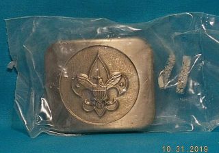 Boy Scout / B.  S.  A / Metal Belt Buckle (in Plastic Wrapper)