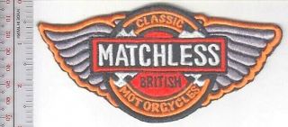 Motorcycle Matchless Classic Vintage British Motorcycles Logo Patch