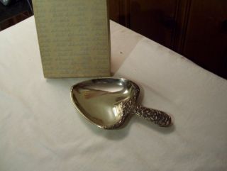 Vintage Delli Silver Plate Footed Spoon Rest….  Made In Japan.