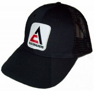 Allis Chalmers Logo Tractor Black Mesh Hat Cap Gift