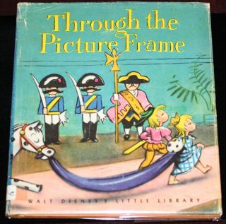 Walt Disney 1944 Through The Picture Frame Little Library 1st Ed W/ Dust Jacket