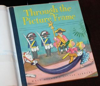 Walt Disney 1944 Through the Picture Frame Little Library 1st Ed w/ Dust Jacket 3